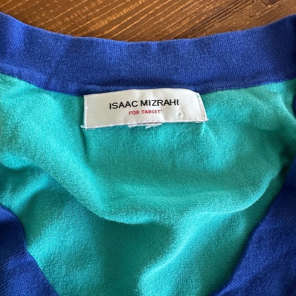 Women’s Issac Mizrahi Blue Tank Top - Picture 4 of 4